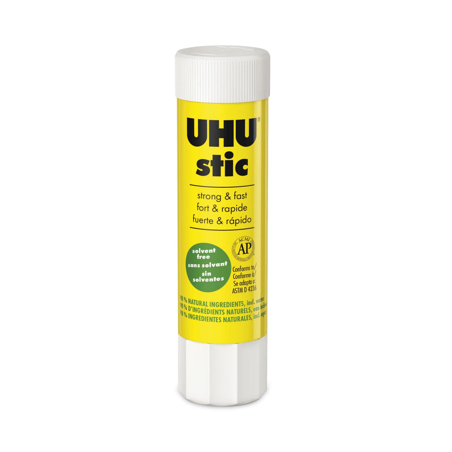 UHU Stic Permanent Glue Stick, 0.29 oz, Dries Clear (99648)