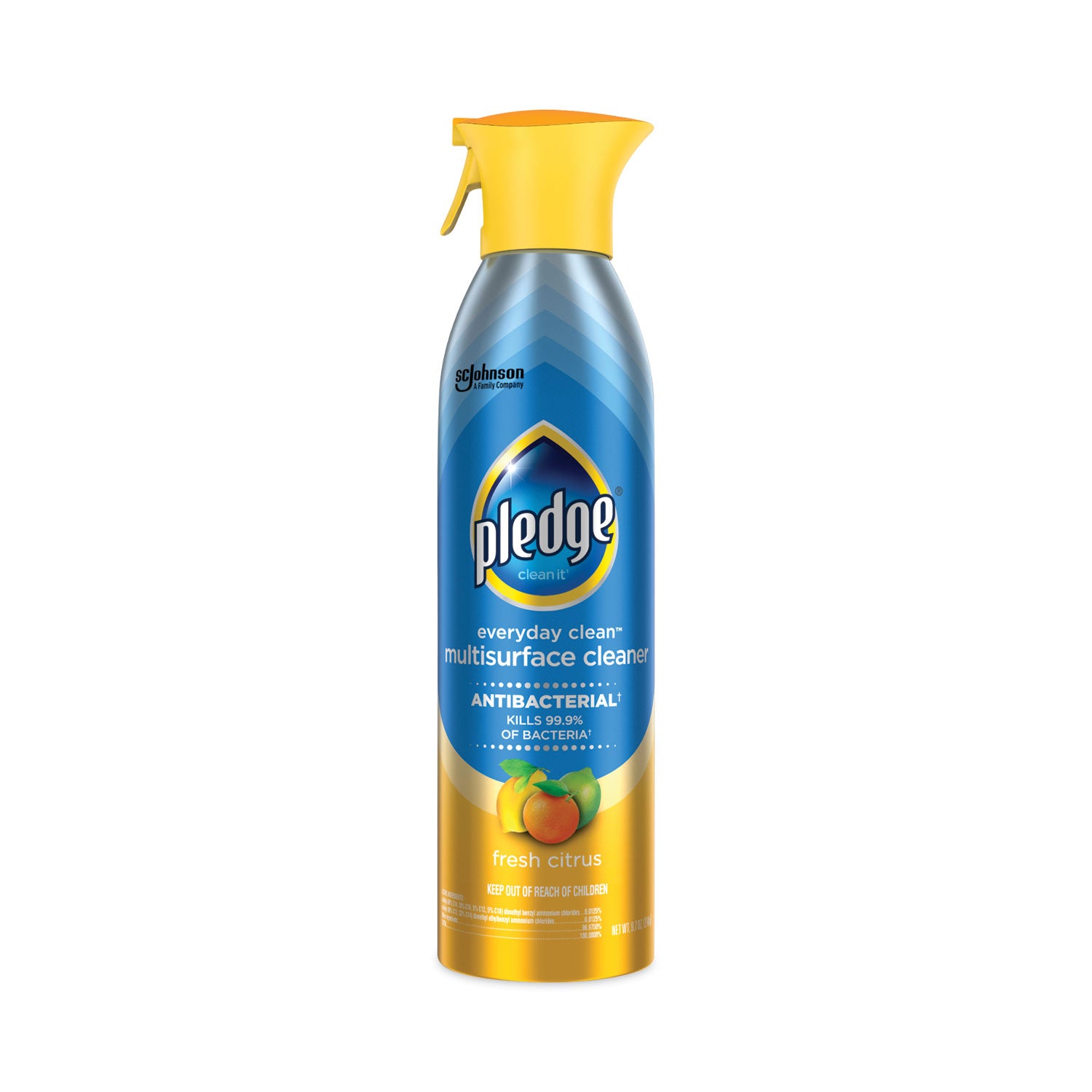 Pledge Multi Surface Antibacterial Everyday Cleaner, 9.7 oz Aerosol Spray (336276EA)