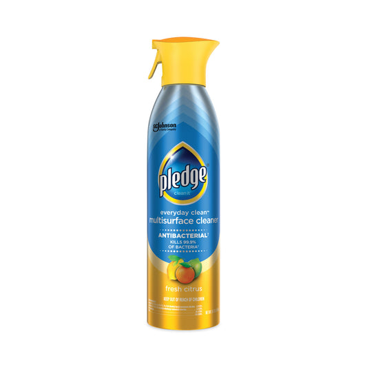 Pledge Multi Surface Antibacterial Everyday Cleaner, 9.7 oz Aerosol Spray (336276EA)