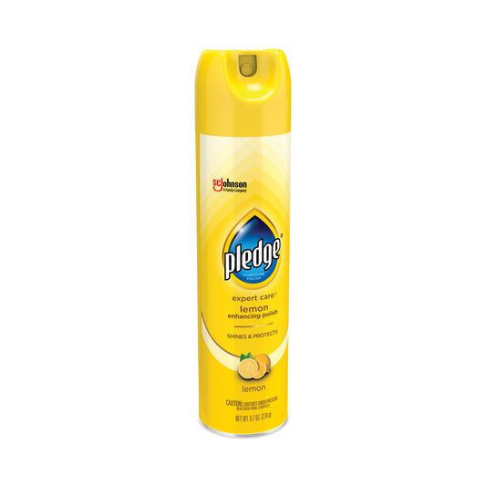 Pledge Furniture Polish, Lemon, 9.7 oz Aerosol Spray (336298EA)