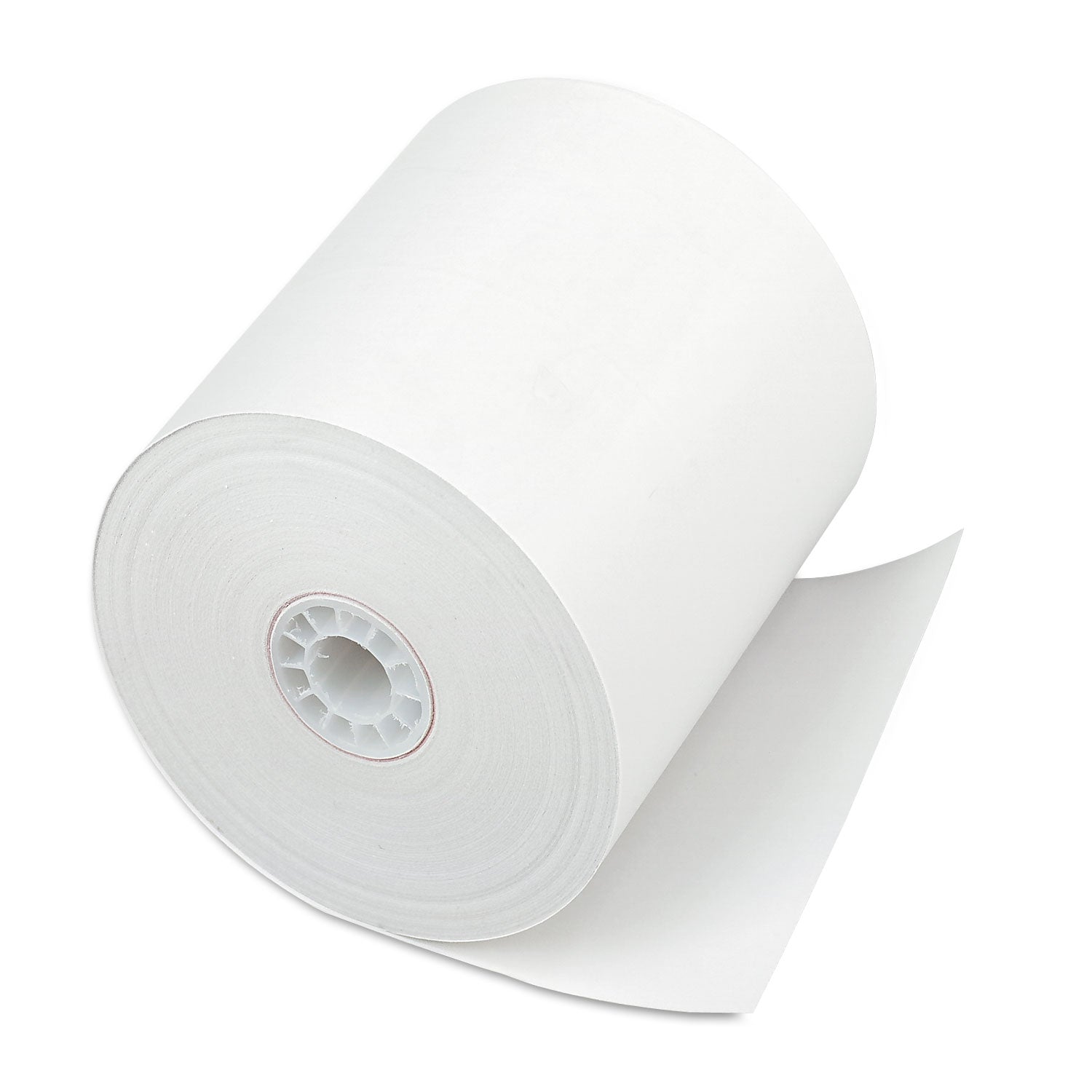 ICONEX Direct Thermal Printing Thermal Paper Rolls, 3" x 225 ft, White, 24/Carton (90781294)