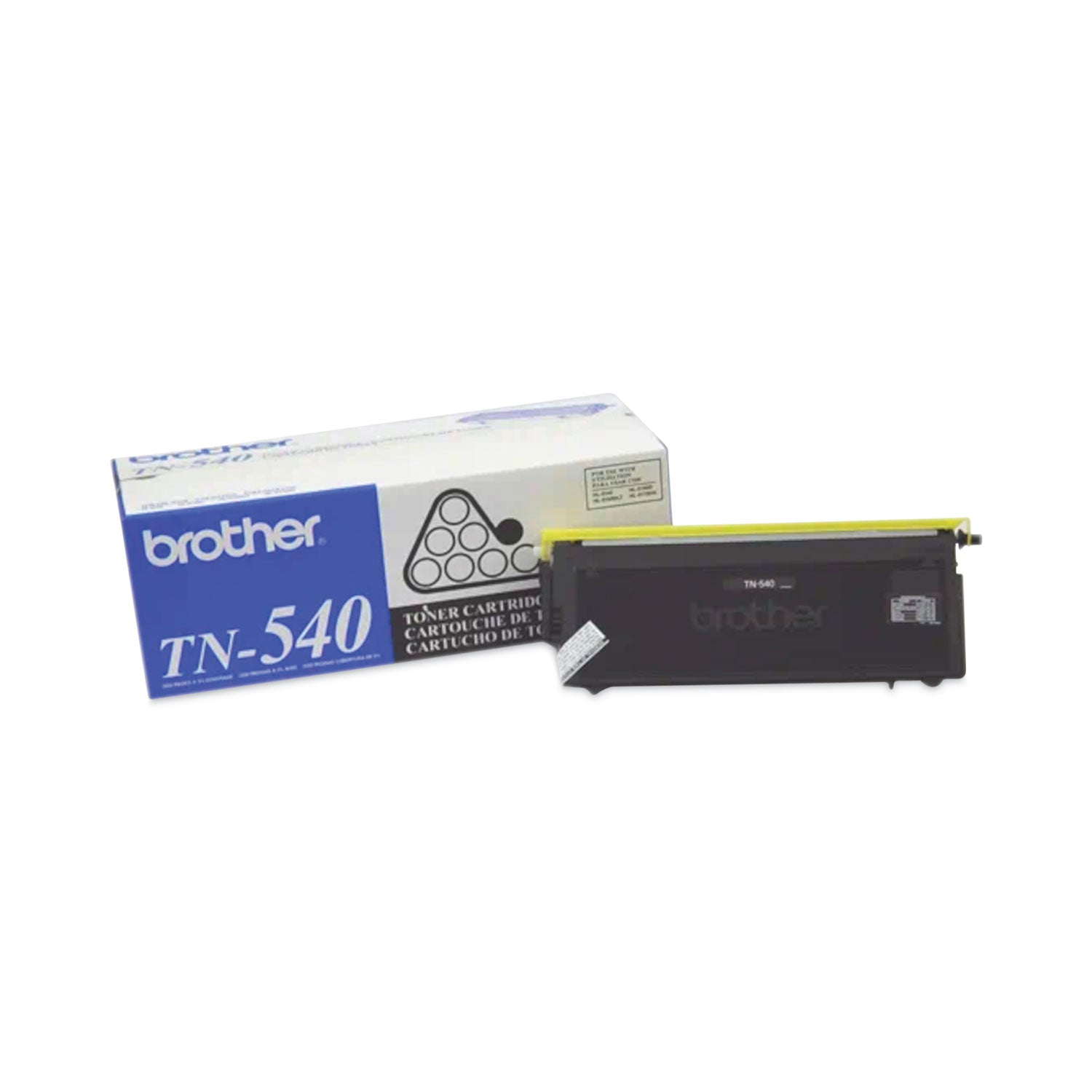 Brother TN540 Toner, 3,500 Page-Yield, Black