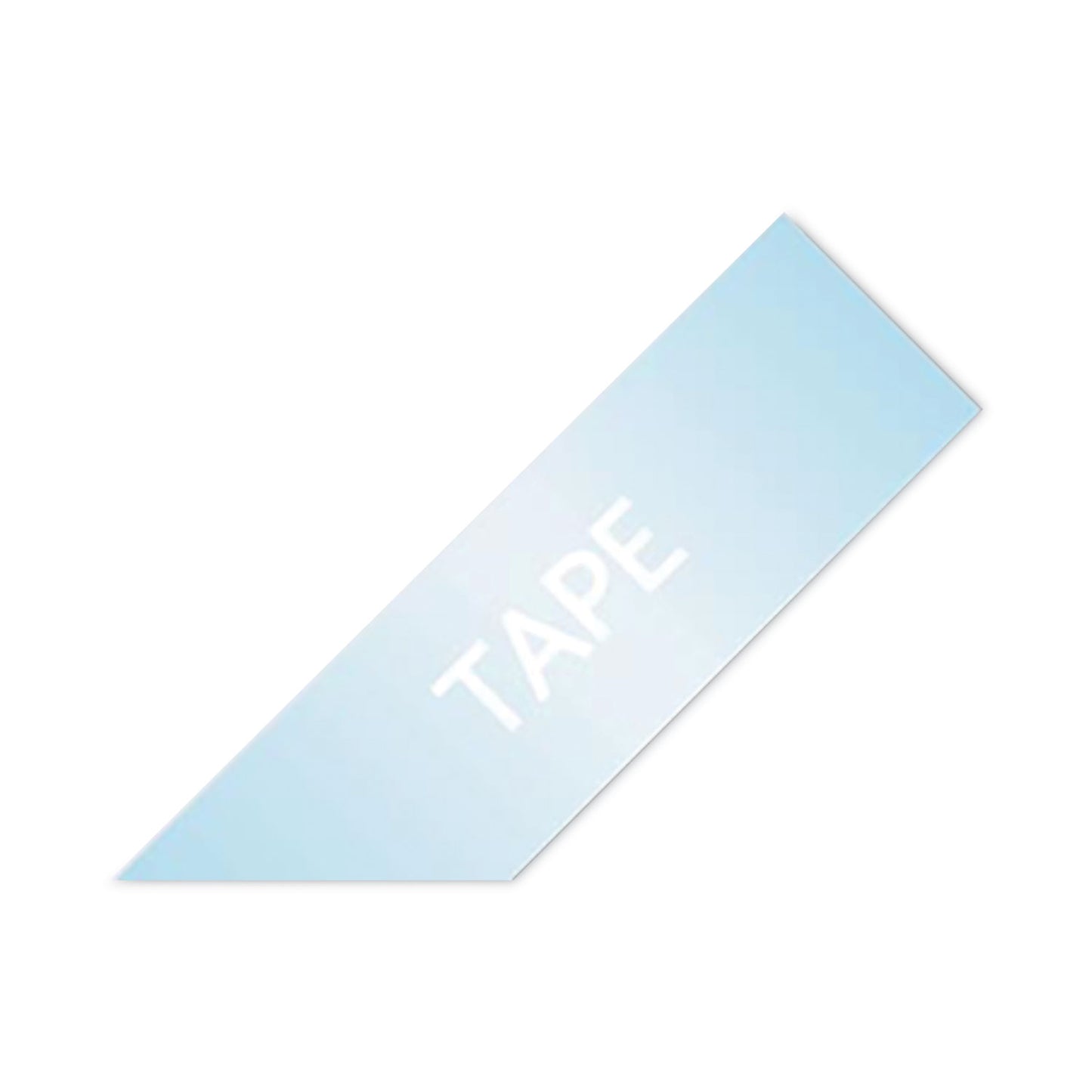 Brother TZ Extra-Strength Adhesive Laminated Labeling Tape, 0.47" x 26.2 ft, White on Clear (TZES135)