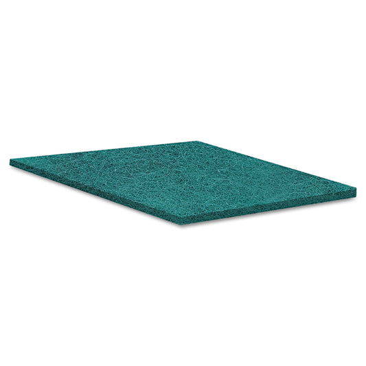 Boardwalk Medium Duty Scour Pad,  6 x 9, Green, 20/Carton (196)