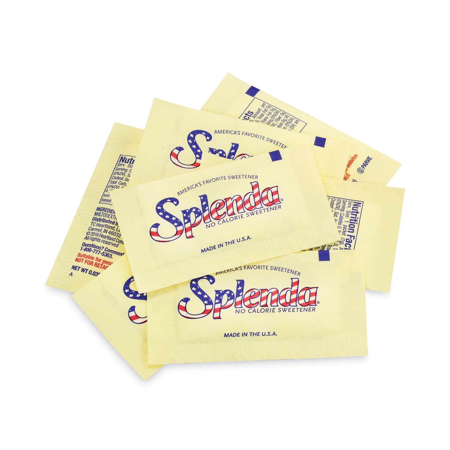 Splenda No Calorie Sweetener Packets, 1 g, 1,200/Carton (22000459)