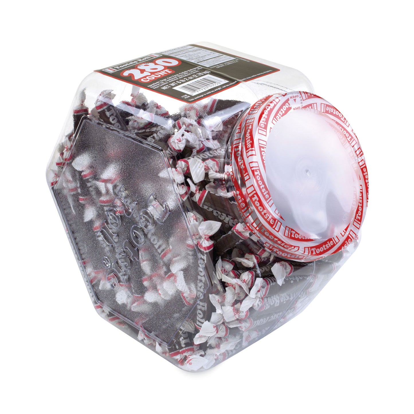 Tootsie Roll Tub, Approximately 280 Individually Wrapped Rolls, 6.75 lb Tub (20900112)