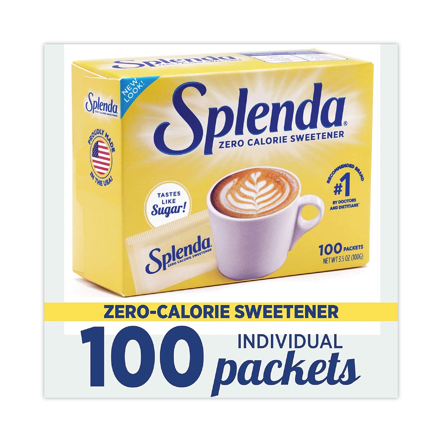 Splenda No Calorie Sweetener Packets, 100/Box (200022)