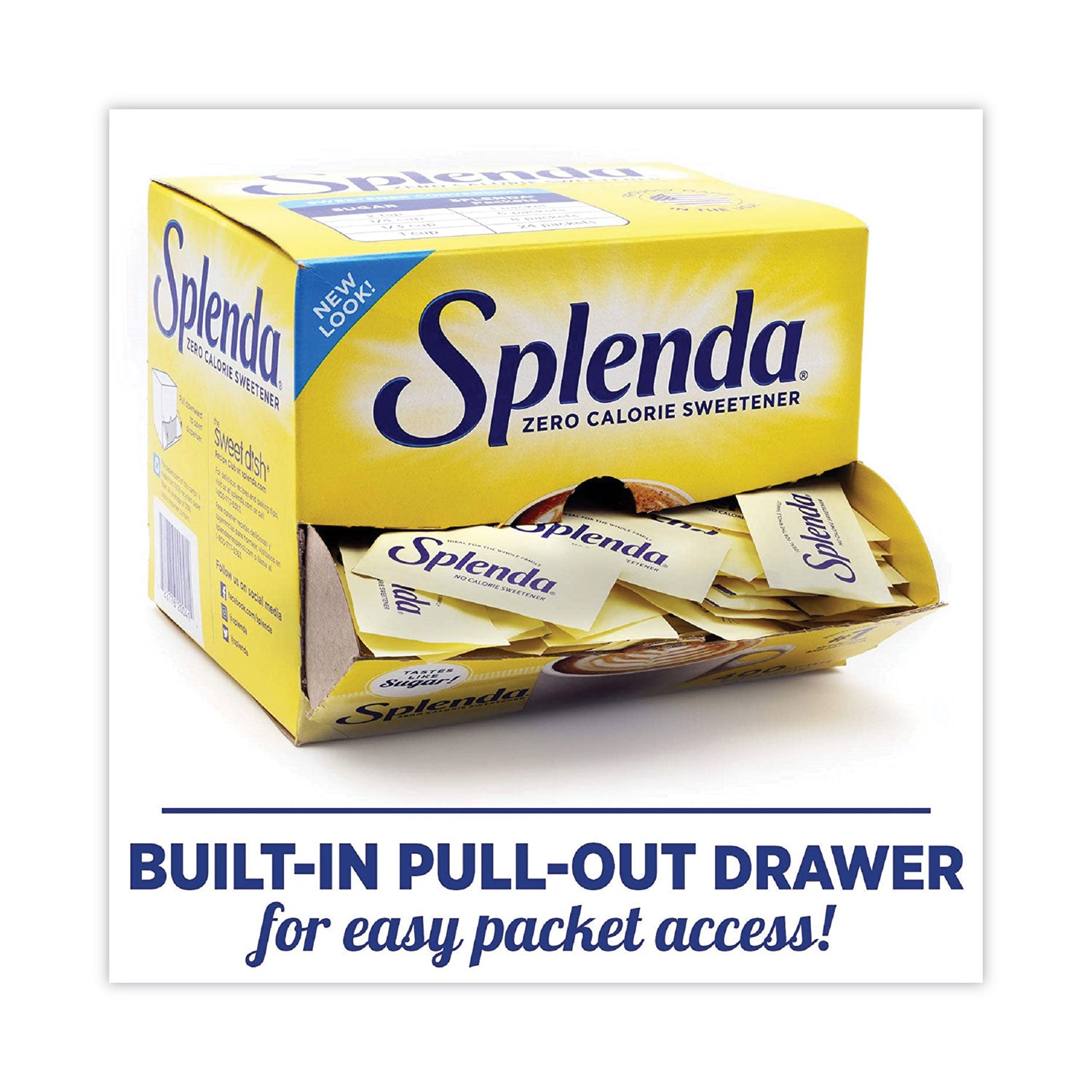 Splenda No Calorie Sweetener Packets, 400/Box (200411)