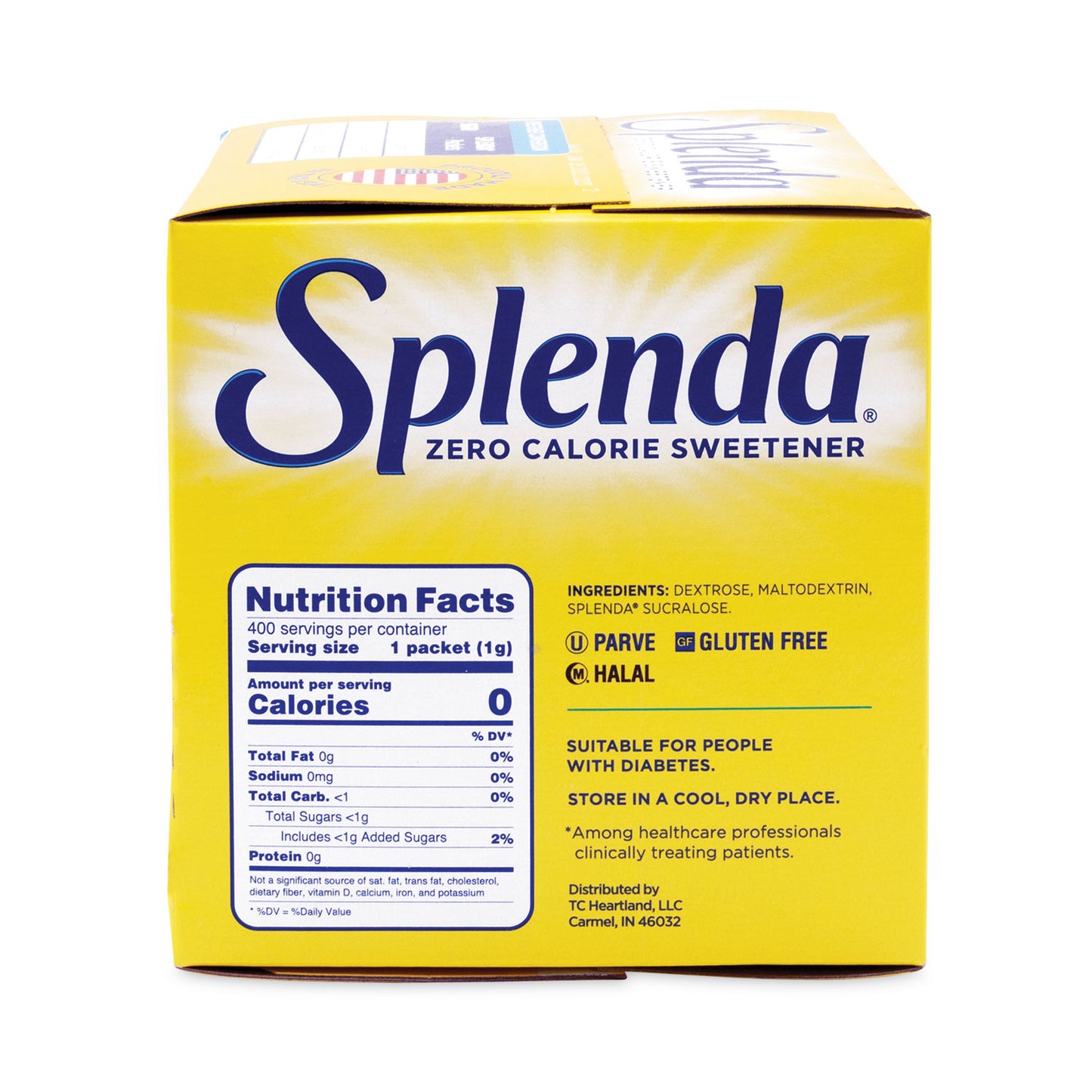 Splenda No Calorie Sweetener Packets, 400/Box (200411)