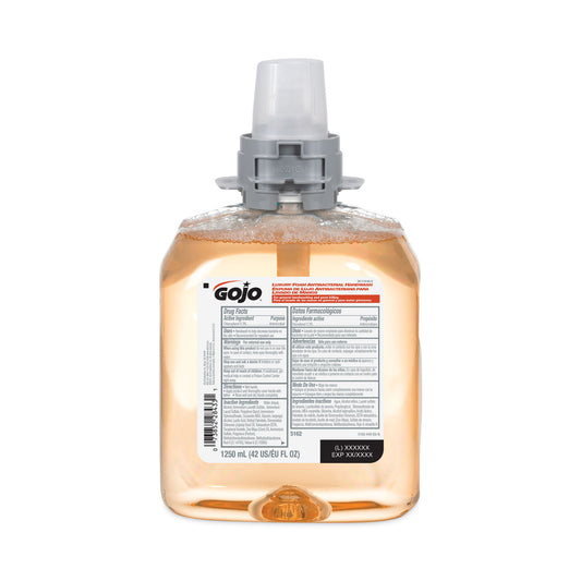 GOJO Luxury Foam Handwash Refill, For FMX-12 Dispenser, Fresh Fruit Scent, 1,250 mL (516204EA)