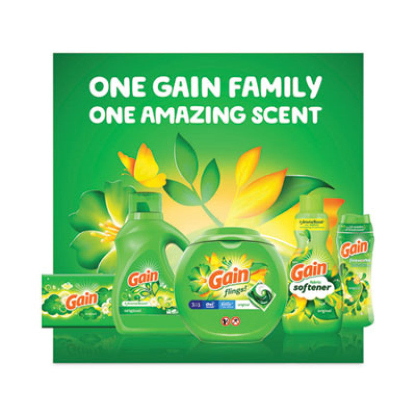 Gain Flings Detergent Pods, Orginal, 81 Pods/Tub (91792EA)