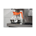Coffee Pro Unbreakable Decaffeinated Coffee Decanter, 12-Cup, Stainless Steel/Polycarbonate, Orange Handle (CPU13)