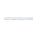 Staedtler Triangular Scale Plastic Architects Ruler, 12" Long, Plastic, White (9871931BK)