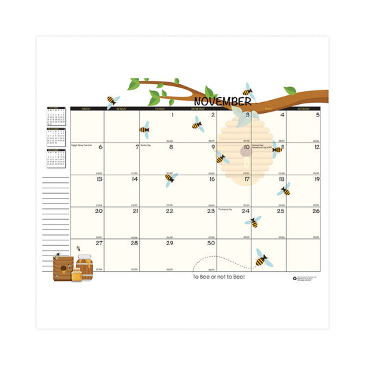 House of Doolittle Recycled Academic Honeycomb Planner, Honeycomb Artwork, 10 x 7, Multicolor Cover, 12-Month (Aug to July): 2024 to 2025 (266502)