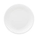 AJM Coated Paper Plates, 6" dia, White, 100/Pack, 12 Packs/Carton (CP6GOAWH)