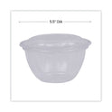 Eco-Products Renewable and Compostable Containers, 18 oz, 5.5" Diameter x 2.3"h, Clear, Plastic, 150/Carton (EPSB18)