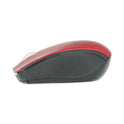 Innovera Mini Wireless Optical Mouse, 2.4 GHz Frequency/30 ft Wireless Range, Left/Right Hand Use, Red/Black (62204)