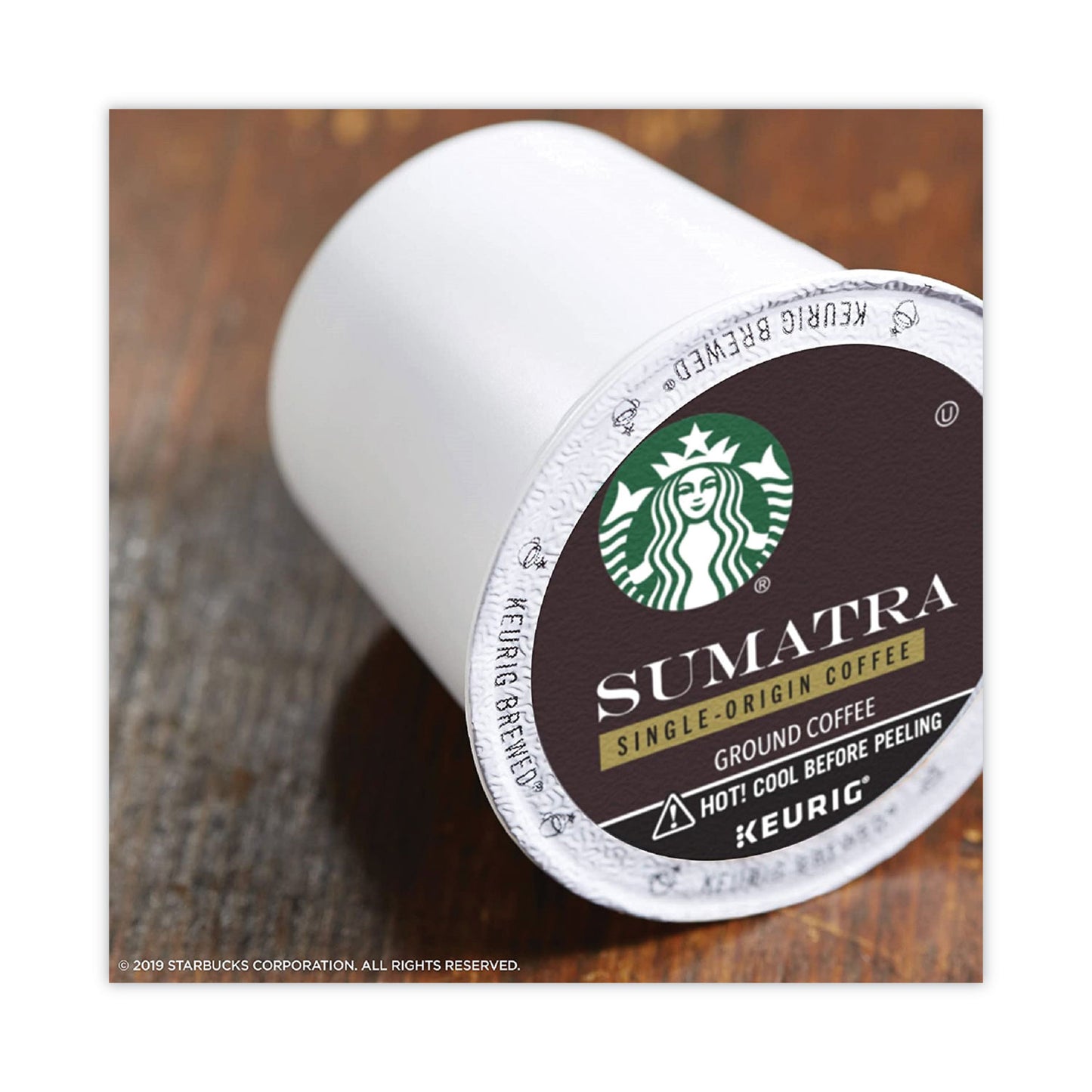 Starbucks Sumatra Coffee K-Cups, Sumatra, 0.4 oz K-Cup, 96/Box (12565254CT)