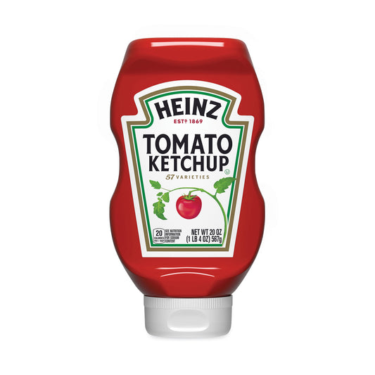 Heinz Tomato Ketchup Squeeze Bottle, 20 oz Bottle, 3/Pack (20901009)