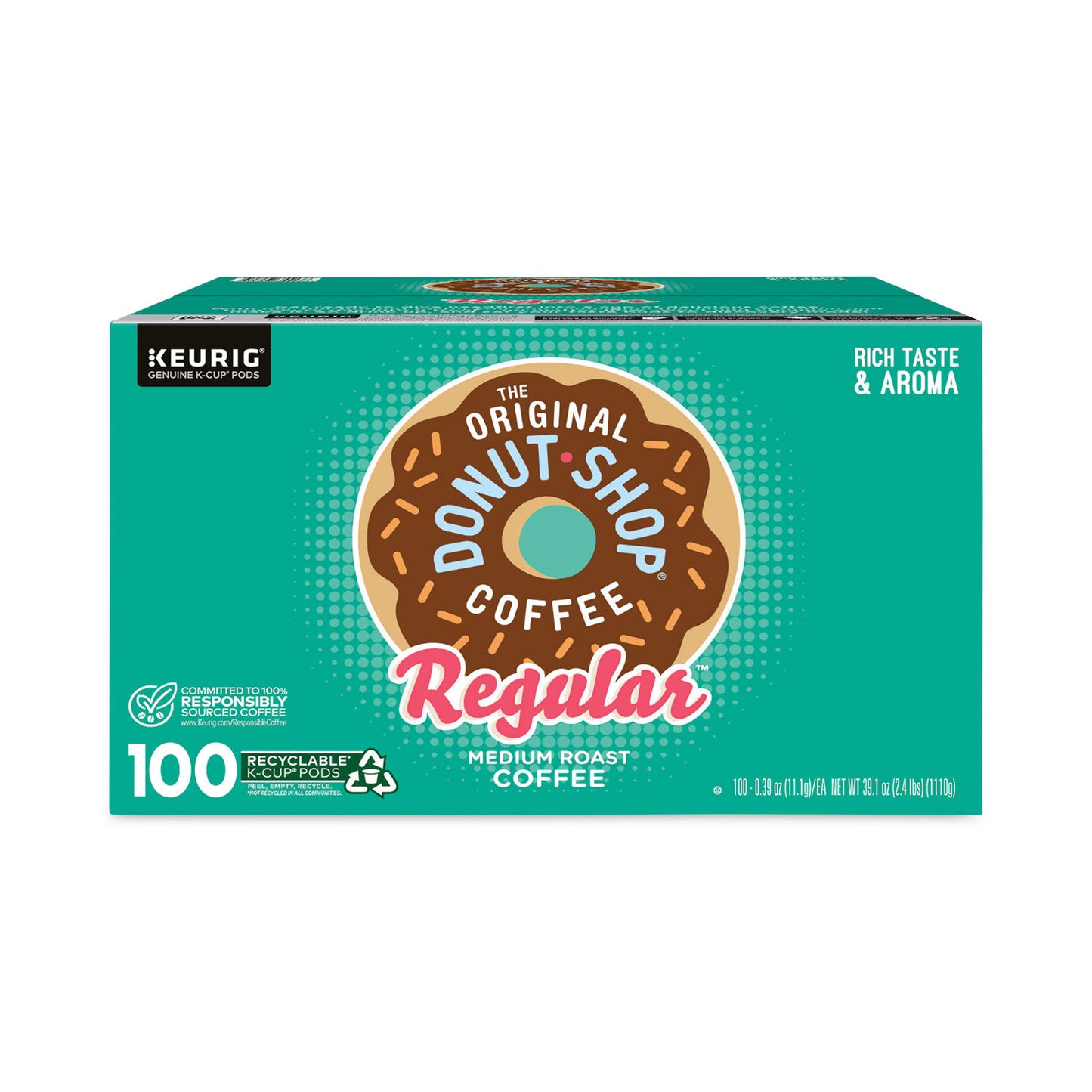 The Original Donut Shop Donut Shop Coffee K-Cups, Regular, 100/Carton (22000684)