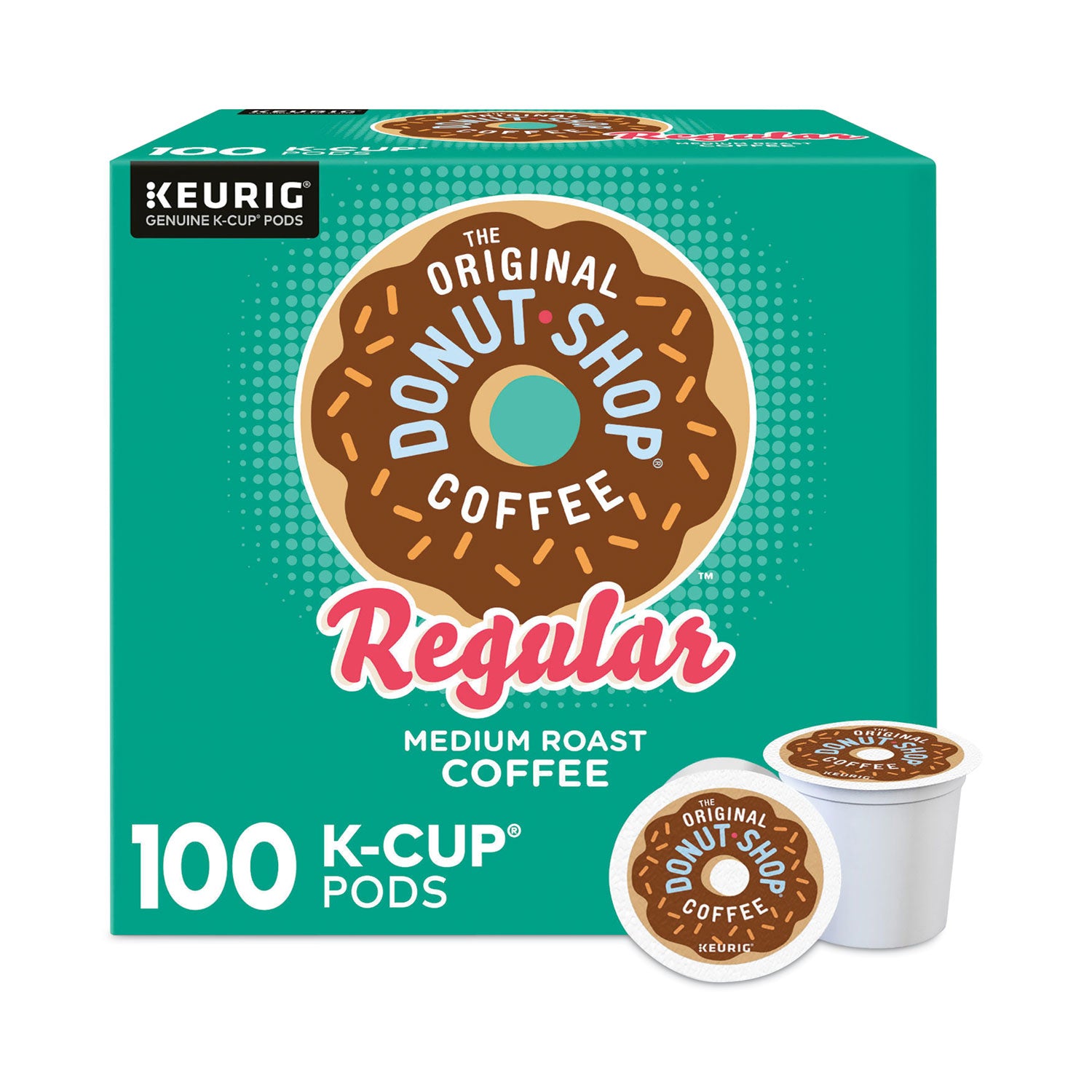 The Original Donut Shop Donut Shop Coffee K-Cups, Regular, 100/Carton (22000684)