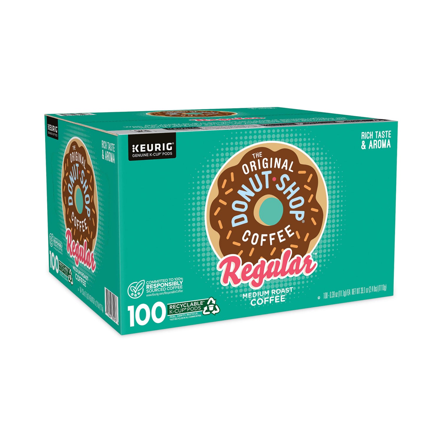 The Original Donut Shop Donut Shop Coffee K-Cups, Regular, 100/Carton (22000684)