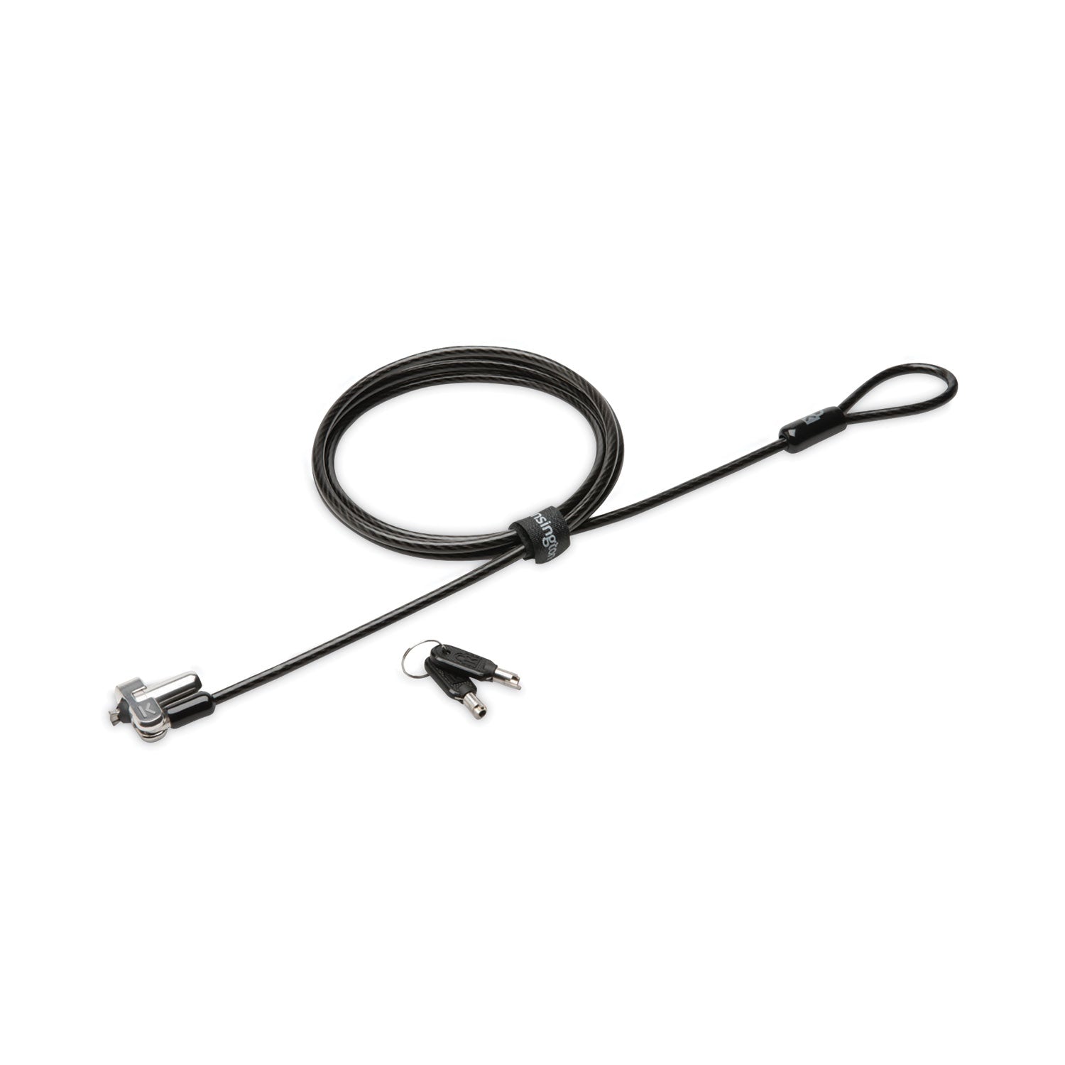 AbilityOne 5340016952554, SKILCRAFT Kensington Keyed Computer Lock, 6 ft Carbon Steel Cable, Black