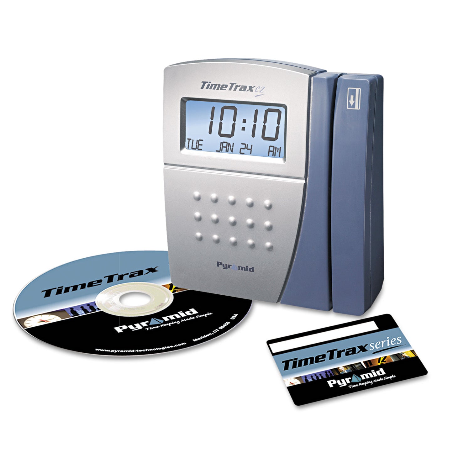 Pyramid TimeTrax EZ Time and Attendance System, Digital Display, Black (TTEZEK)