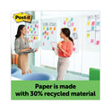 Post-it Vertical-Orientation Self-Stick Easel Pads, Green Headband, Unruled, 25 x 30, White, 30 Sheets, 2/Carton (559RP)