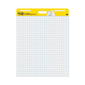 Post-it Vertical-Orientation Self-Stick Easel Pads, Quadrille Rule (1 sq/in), 25 x 30, White, 30 Sheets, 2/Carton (560)