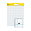 Post-it Vertical-Orientation Self-Stick Easel Pads, Quadrille Rule (1 sq/in), 25 x 30, White, 30 Sheets, 2/Carton (560)