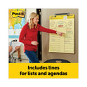 Post-it Vertical-Orientation Self-Stick Easel Pads, Presentation Format (1.5" Rule), 25 x 30, Yellow, 30 Sheets, 2/Carton (561)