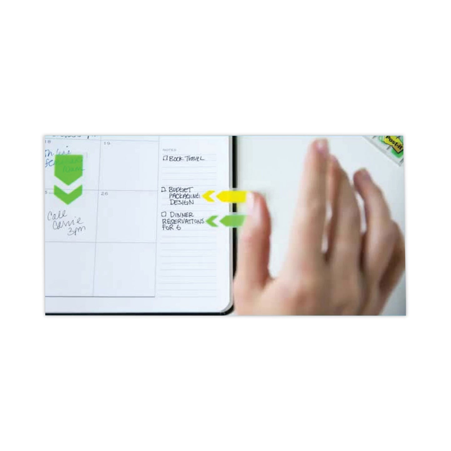 Post-it Marking Page Flags in Dispensers, Green, 50 Flags/Dispenser, 12 Dispensers/Pack (680GN12)