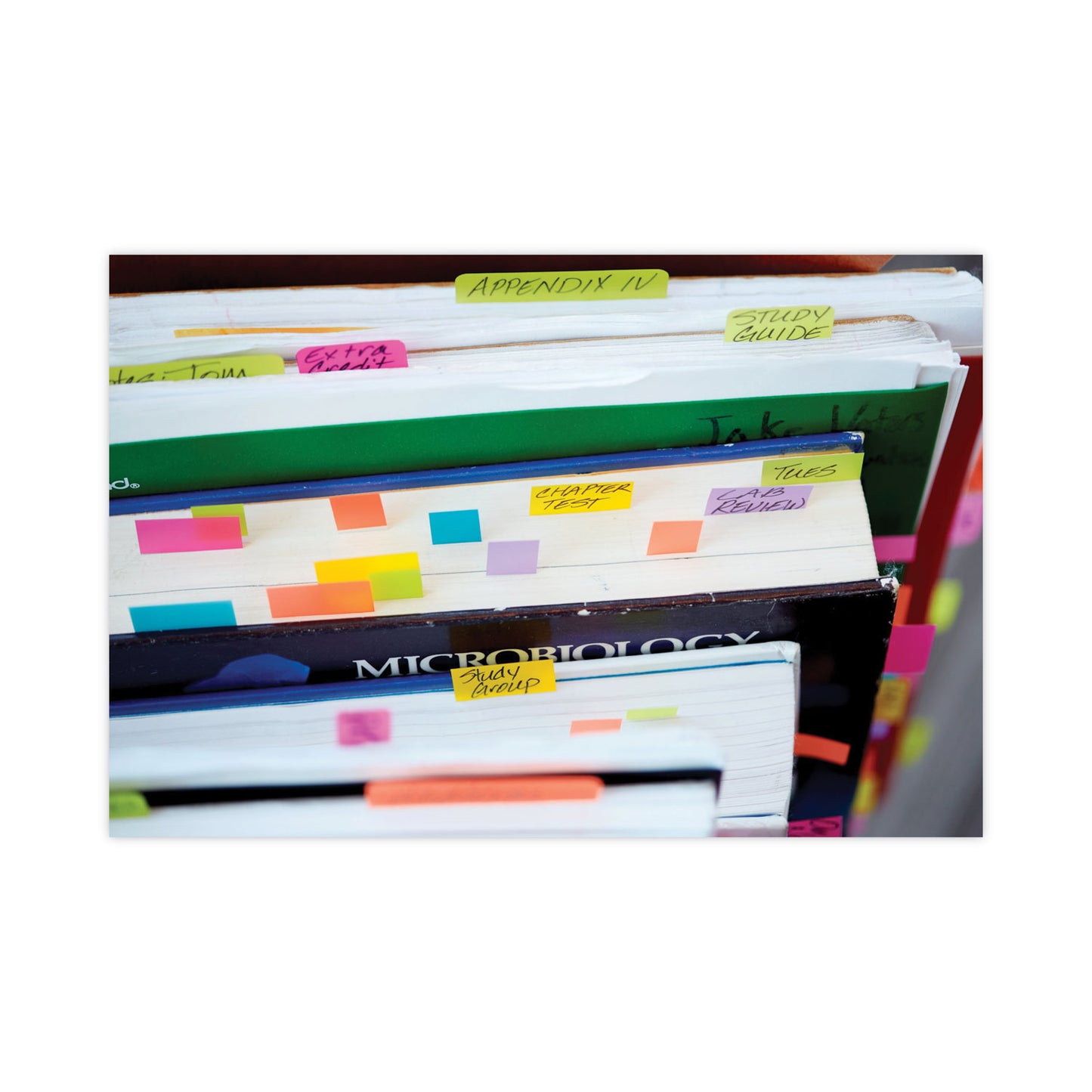 Post-it Page Flags in Portable Dispenser, Bright, 160 Flags/Dispenser (680PGOP2)