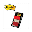 Post-it Marking Page Flags in Dispensers, Red, 50 Flags/Dispenser, 12 Dispensers/Pack (680RD12)