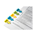 Post-it Arrow Message 1" Page Flags, Sign Here, Yellow, 50 Flags/Dispenser, 12 Dispensers/Pack (680SH12)