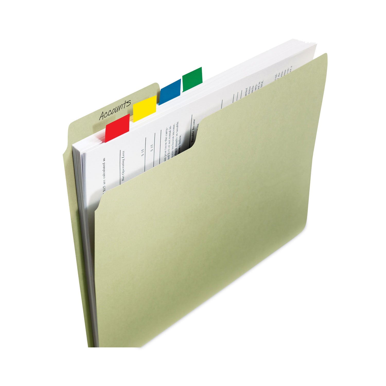 Post-it Standard Page Flags in Dispenser, White, 50 Flags/Dispenser, 2 Dispensers/Pack (680WE2)