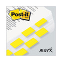 Post-it Standard Page Flags in Dispenser, Yellow, 50 Flags/Dispenser, 2 Dispensers/Pack (680YW2)