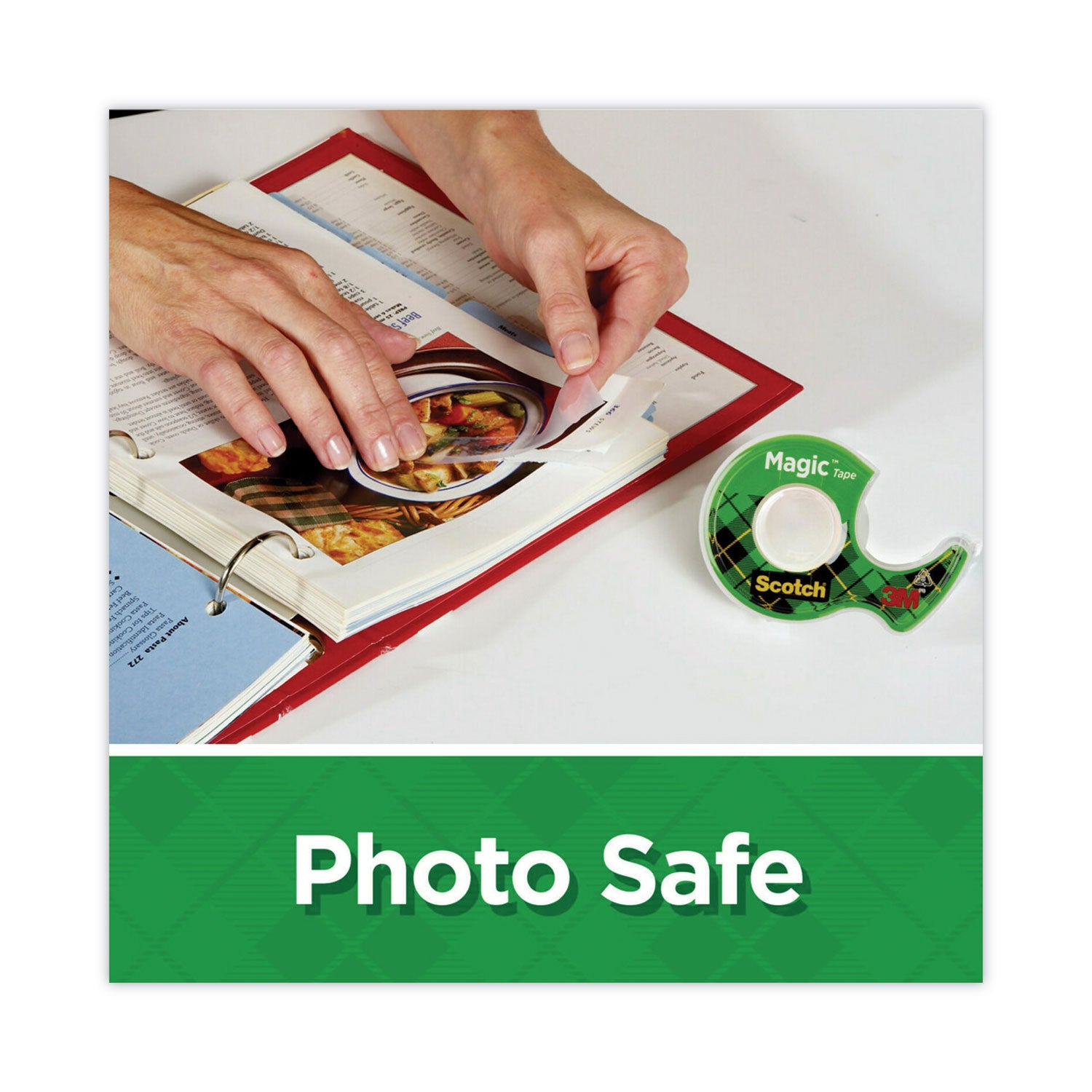 Scotch Magic Tape Refill, 1" Core, 0.75" x 83.33 ft, Clear, 3/Pack (810K3)