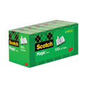 Scotch Magic Tape Refill, 1" Core, 0.75" x 83.33 ft, Clear, 6/Pack (810K6)