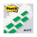 Post-it Marking Page Flags in Dispensers, Green, 50 Flags/Dispenser, 12 Dispensers/Pack (680GN12)