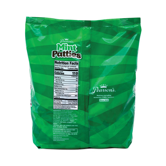 Pearson's Mint Patties,175 Individually Wrapped, 3 lb Bag (20900558)