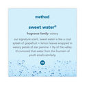 Method Gel Hand Wash Refill Tub, Sweetwater Scent, 34 oz, 4/Carton (10577)