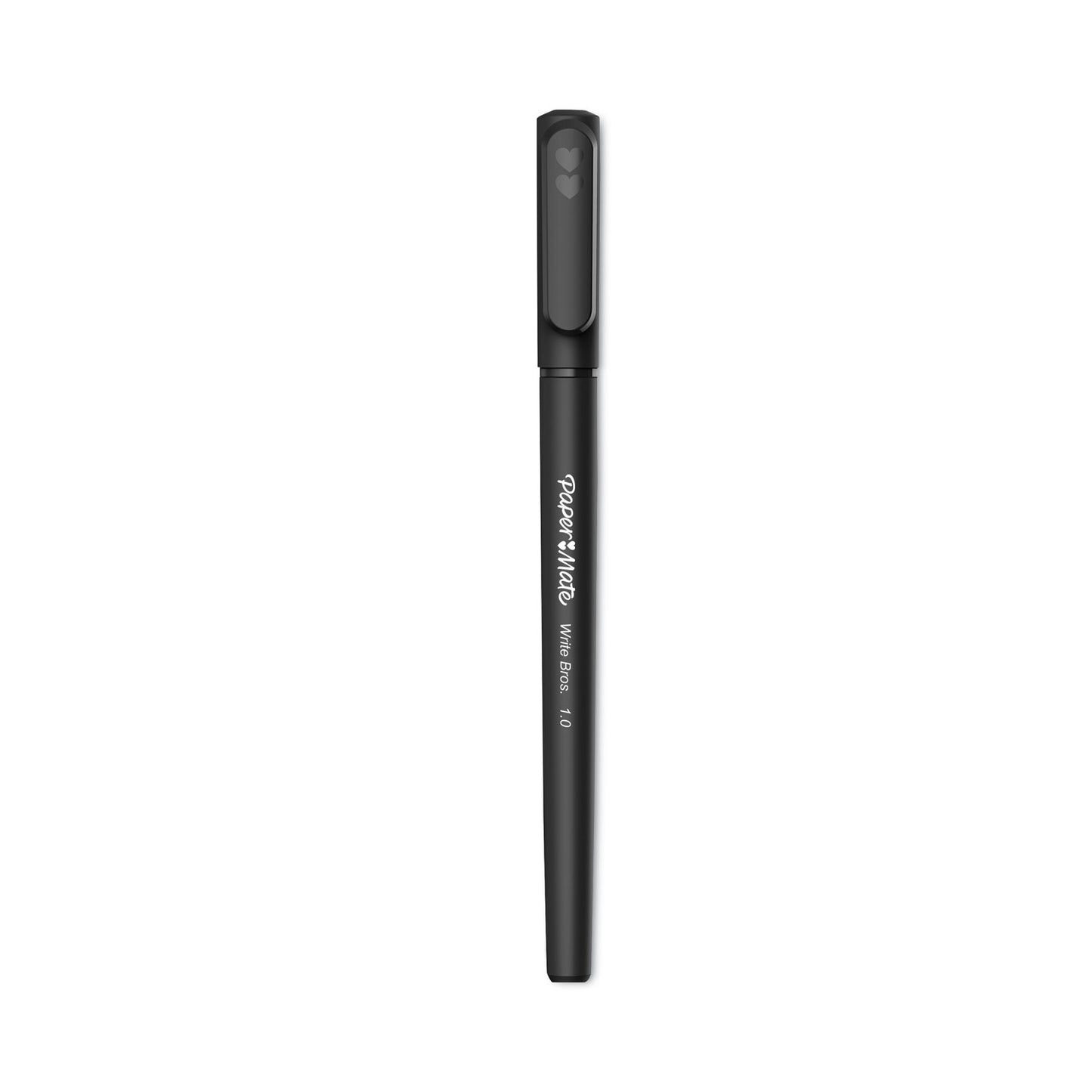 Paper Mate Write Bros. Ballpoint Pen Value Pack, Stick, Medium 1 mm, Black Ink, Black Barrel, 120/Pack (2096479)