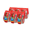 Scotch 3850 Heavy-Duty Packaging Tape with Dispenser, 1.5" Core, 1.88" x 66.66 ft, Clear, 6/Pack (1426)
