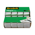 Scotch Magic Tape in Handheld Dispenser, 1" Core, 0.75" x 25 ft, Clear, 4/Pack (4105)