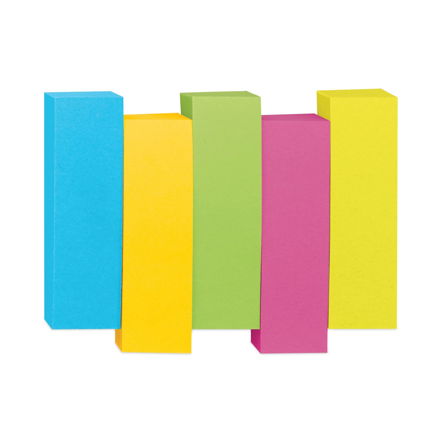 Post-it Page Flag Markers, Assorted Colors,100 Flags/Pad, 5 Pads/Pack (6705AU)