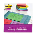 Post-it Pads in Playful Primary Collection Colors, Note Ruled, 4" x 4", 90 Sheets/Pad, 6 Pads/Pack (6756SSAN)