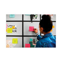 Post-it Pads in Energy Boost Collection Colors, Note Ruled, 4" x 4", 90 Sheets/Pad, 6 Pads/Pack (6756SSUC)