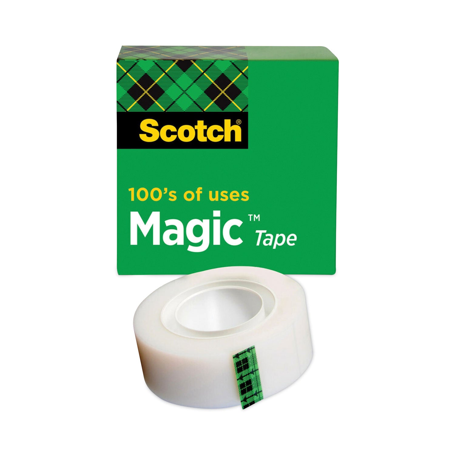 Scotch Magic Tape Refill, 1" Core, 0.75" x 83.33 ft, Clear (8101K)